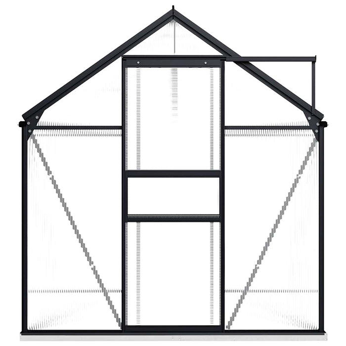 Seră cu cadru de bază, antracit, 4,75 m², aluminiu - WALTI WALTI