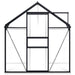 Seră cu cadru de bază, antracit, 4,75 m², aluminiu - WALTI WALTI