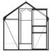 Seră cu cadru de bază, antracit, 4,75 m², aluminiu - WALTI WALTI