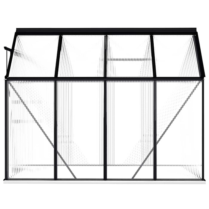 Seră cu cadru de bază, antracit, 4,75 m², aluminiu - WALTI WALTI