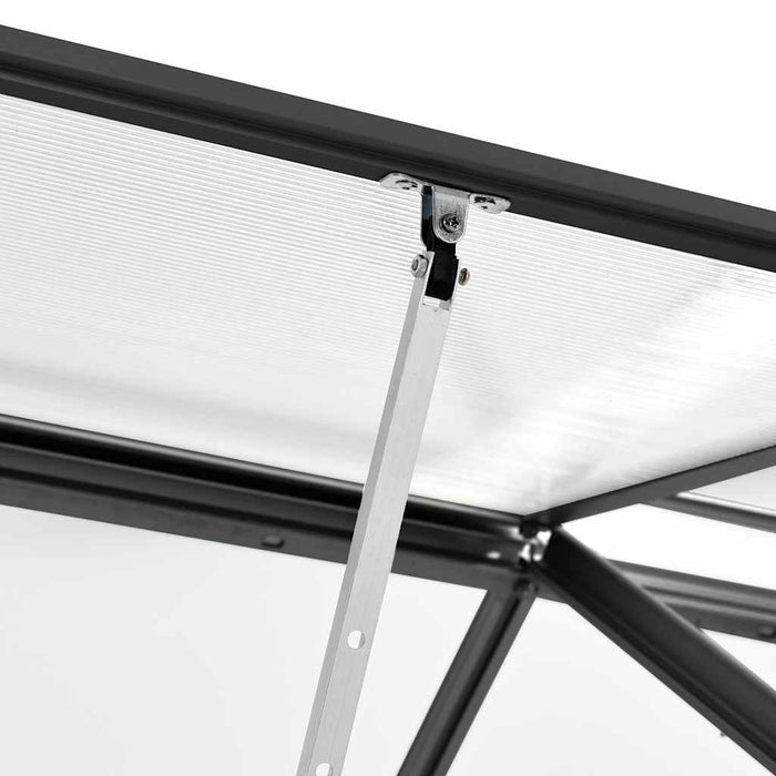 Seră cu cadru de bază, antracit, 4,75 m², aluminiu - WALTI WALTI