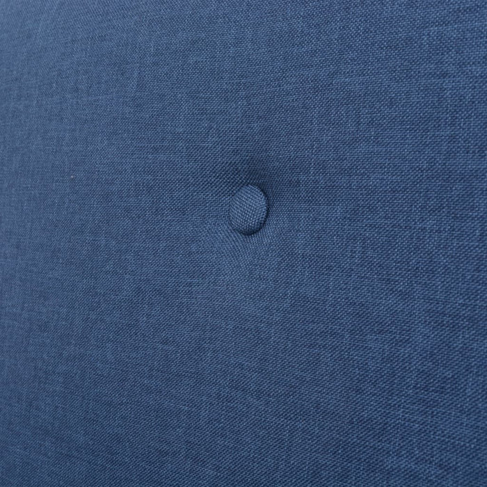 Set de canapele, 3 piese, albastru, material textil - WALTI WALTI