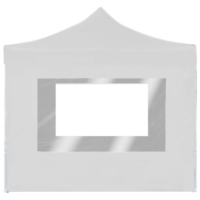 Cort de petrecere pliabil cu pereți, alb, 2x2 m, aluminiu - WALTI WALTI