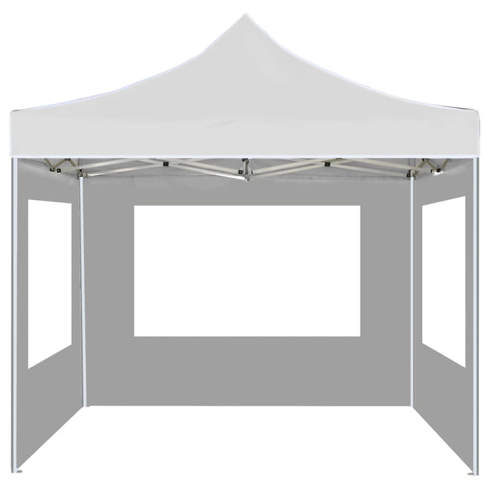 Cort de petrecere pliabil cu pereți, alb, 2x2 m, aluminiu - WALTI WALTI