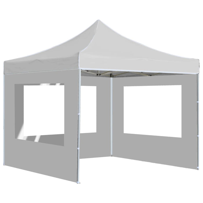 Cort de petrecere pliabil cu pereți, alb, 2x2 m, aluminiu - WALTI WALTI