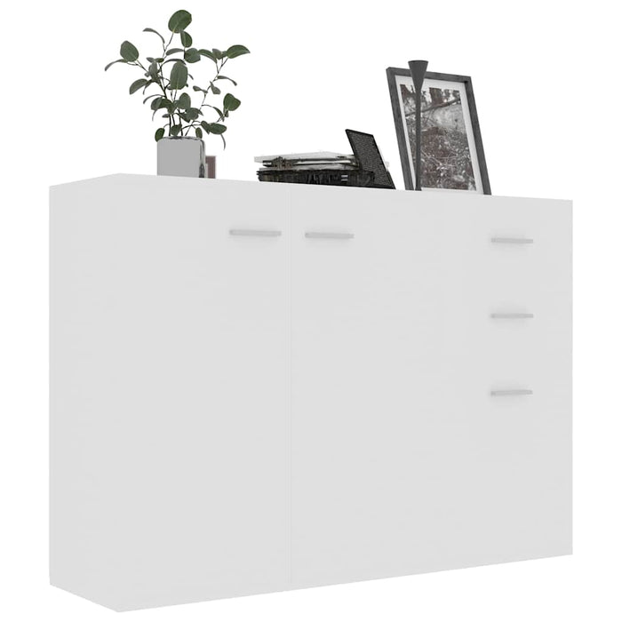 Dulap, alb, 105x30x75 cm, lemn prelucrat WALTI