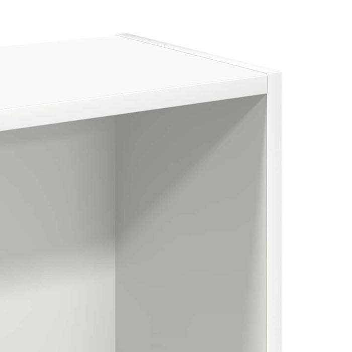 Bibliotecă, alb, 80x24x75 cm, lemn prelucrat - WALTI WALTI