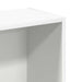 Bibliotecă, alb, 80x24x75 cm, lemn prelucrat - WALTI WALTI