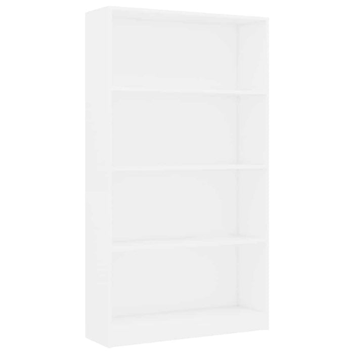 Bibliotecă cu 4 rafturi, alb, 80x24x142 cm, lemn prelucrat WALTI