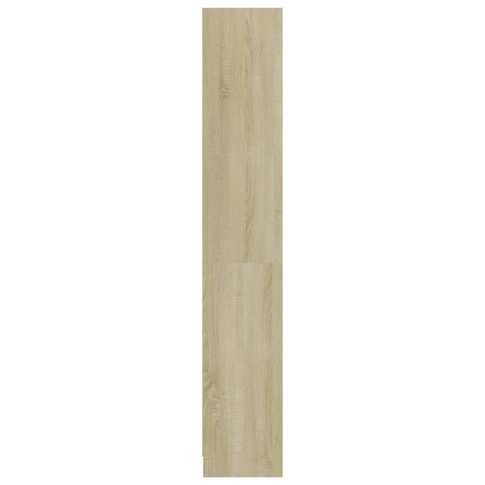 Bibliotecă 4 rafturi stejar sonoma 80x24x142 cm lemn prelucrat WALTI