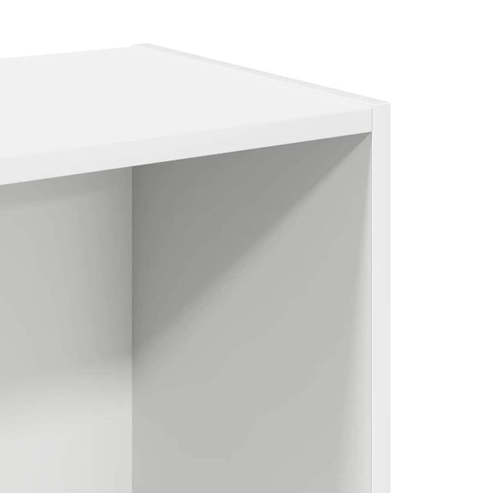 Bibliotecă, alb, 40x30x76,5 cm, lemn prelucrat - WALTI WALTI