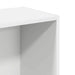 Bibliotecă, alb, 40x30x76,5 cm, lemn prelucrat - WALTI WALTI