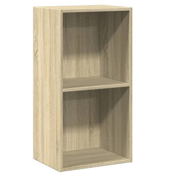 Bibliotecă 2 rafturi stejar sonoma 40x30x76,5 cm lemn prelucrat - WALTI WALTI