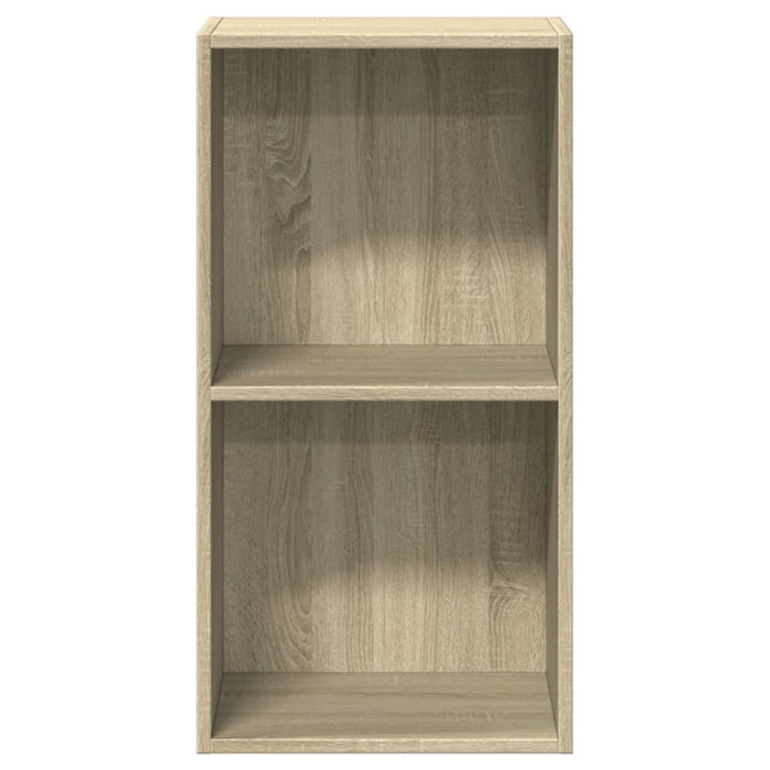 Bibliotecă 2 rafturi stejar sonoma 40x30x76,5 cm lemn prelucrat - WALTI WALTI