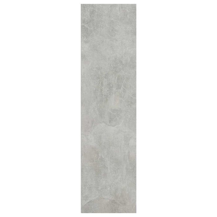 Bibliotecă, 3 rafturi, gri beton, 40x30x114 cm, lemn prelucrat WALTI