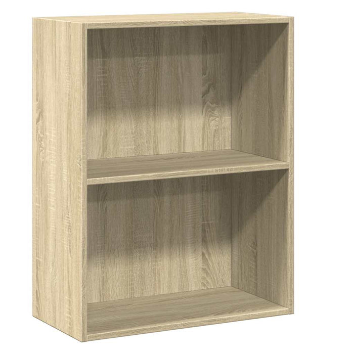 Bibliotecă cu 2 rafturi, stejar Sonoma, 60 x 30 x 76,5 cm, PAL - WALTI WALTI