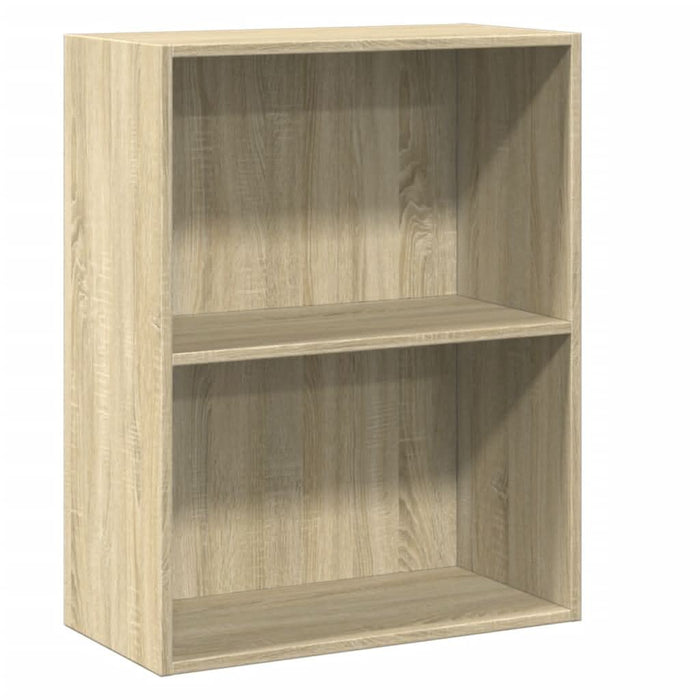 Bibliotecă cu 2 rafturi, stejar Sonoma, 60 x 30 x 76,5 cm, PAL - WALTI WALTI