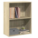 Bibliotecă cu 2 rafturi, stejar Sonoma, 60 x 30 x 76,5 cm, PAL - WALTI WALTI
