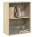 Bibliotecă cu 2 rafturi, stejar Sonoma, 60 x 30 x 76,5 cm, PAL - WALTI WALTI
