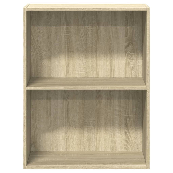 Bibliotecă cu 2 rafturi, stejar Sonoma, 60 x 30 x 76,5 cm, PAL - WALTI WALTI