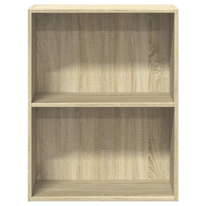 Bibliotecă cu 2 rafturi, stejar Sonoma, 60 x 30 x 76,5 cm, PAL - WALTI WALTI