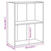 Bibliotecă cu 2 rafturi, stejar Sonoma, 60 x 30 x 76,5 cm, PAL - WALTI WALTI