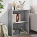 Bibliotecă cu 2 rafturi, gri beton, 60 x 30 x 76,5 cm, PAL - WALTI WALTI