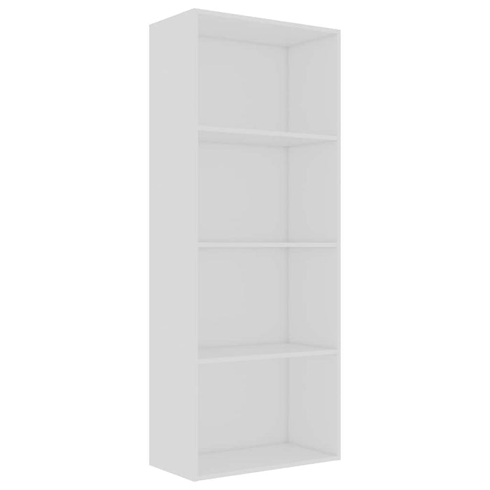 Bibliotecă cu 4 rafturi, alb, 60 x 30 x 151,5 cm, PAL WALTI