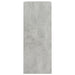 Bibliotecă cu 2 rafturi, gri beton, 80 x 30 x 76,5 cm, PAL - WALTI WALTI