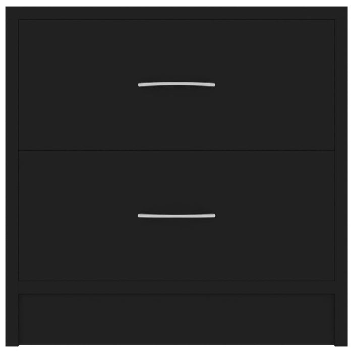 Noptiere, 2 buc., negru, 40x30x40 cm, lemn prelucrat - WALTI WALTI