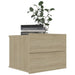Noptiere, 2 buc., stejar sonoma, 40x30x30 cm, lemn prelucrat - WALTI WALTI