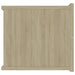 Noptiere, 2 buc., stejar sonoma, 40x30x30 cm, lemn prelucrat - WALTI WALTI