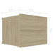 Noptiere, 2 buc., stejar sonoma, 40x30x30 cm, lemn prelucrat - WALTI WALTI