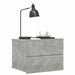 Noptieră, gri beton, 40x30x30 cm, lemn prelucrat - WALTI WALTI
