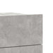 Noptieră, gri beton, 40x30x30 cm, lemn prelucrat - WALTI WALTI