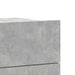 Noptiere, 2 buc., gri beton, 40x30x30 cm, lemn prelucrat - WALTI WALTI