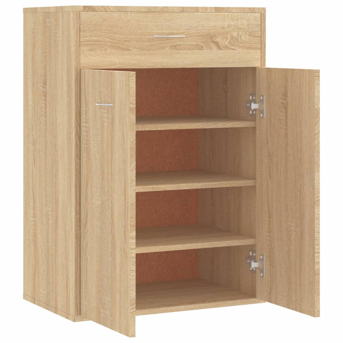 Pantofar, stejar sonoma, 60x35x84 cm, lemn prelucrat - WALTI WALTI