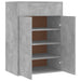 Pantofar, gri beton, 60x35x84 cm, lemn prelucrat - WALTI WALTI