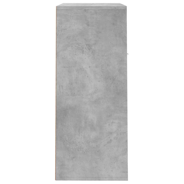 Pantofar, gri beton, 60x35x84 cm, lemn prelucrat - WALTI WALTI
