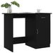 Birou, negru, 100x50x76 cm, lemn prelucrat - WALTI WALTI