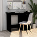 Birou, negru, 100x50x76 cm, lemn prelucrat - WALTI WALTI