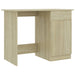 Birou, stejar sonoma, 100x50x76 cm, lemn prelucrat - WALTI WALTI