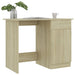 Birou, stejar sonoma, 100x50x76 cm, lemn prelucrat - WALTI WALTI