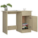 Birou, stejar sonoma, 100x50x76 cm, lemn prelucrat - WALTI WALTI