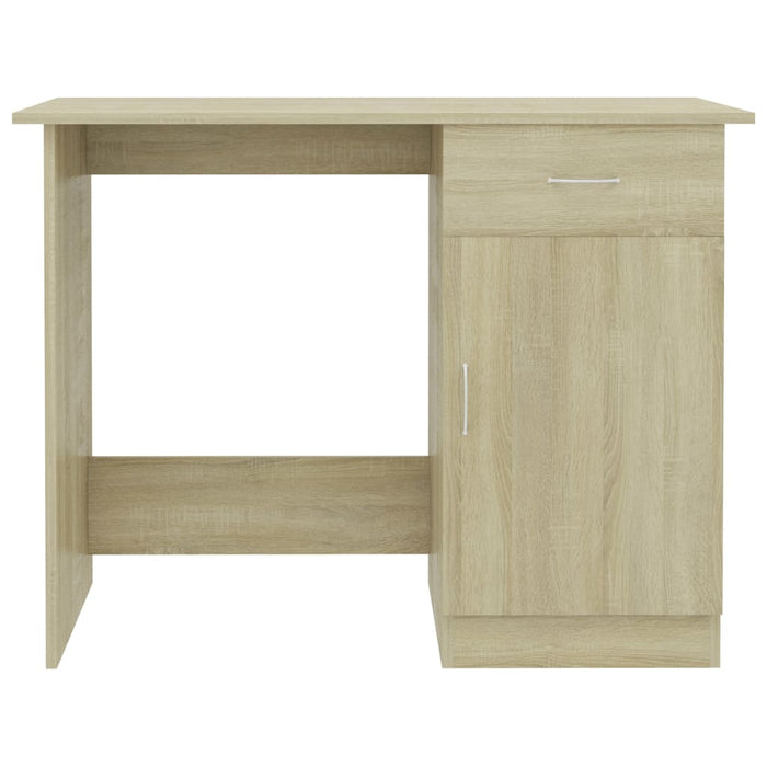 Birou, stejar sonoma, 100x50x76 cm, lemn prelucrat - WALTI WALTI