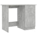 Birou, gri beton, 100x50x76 cm, lemn prelucrat - WALTI WALTI
