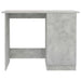 Birou, gri beton, 100x50x76 cm, lemn prelucrat - WALTI WALTI