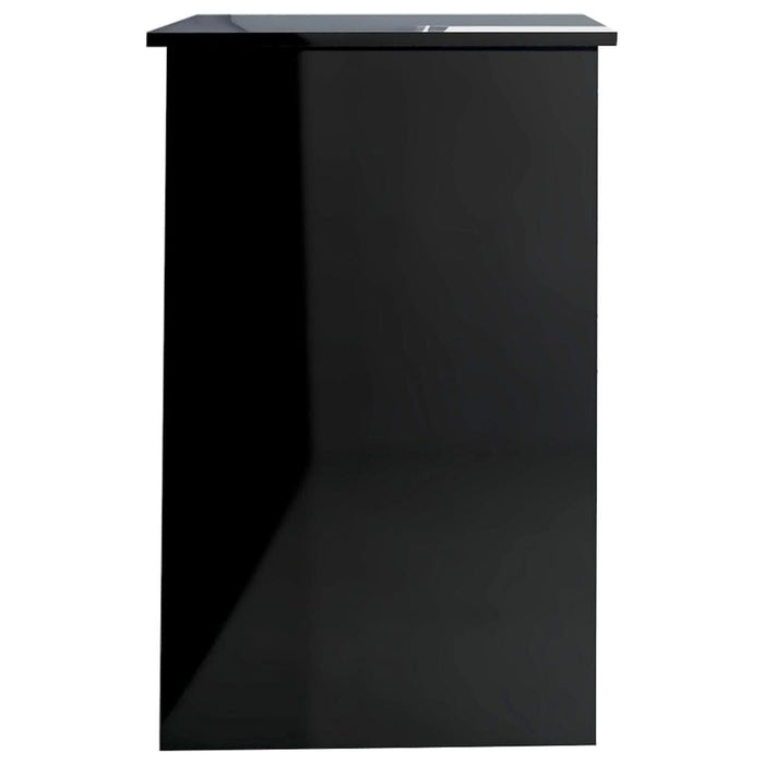 Birou, negru extralucios, 100 x 50 x 76 cm, PAL - WALTI WALTI