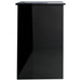 Birou, negru extralucios, 100 x 50 x 76 cm, PAL - WALTI WALTI