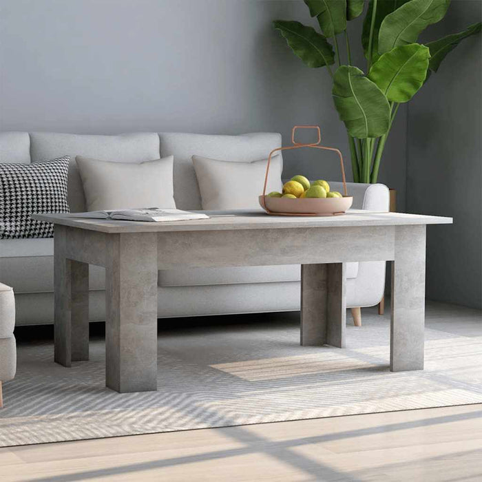Măsuță de cafea, gri beton, 100x60x42 cm, lemn prelucrat - WALTI WALTI